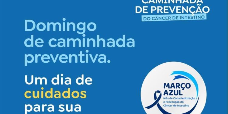 Feira: caminhada de prevenção do câncer de intestino acontece neste domingo na avenida Noide Cerqueira