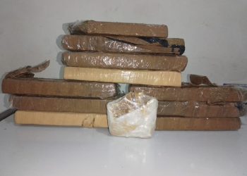 Cerca de 16 kg de maconha são encontrados pela PM em 24h