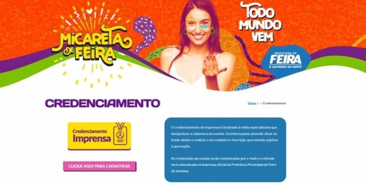 Credenciamento de imprensa para a Micareta será encerrado dia 31 e não será prorrogado