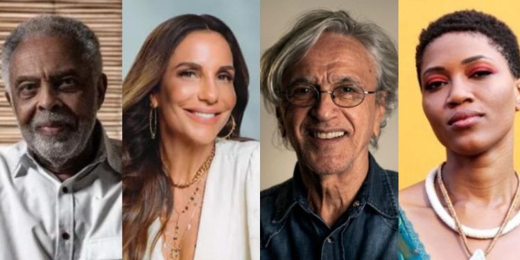 Show de aniversário de Salvador com Ivete, Gil, Caetano e Luedji será transmitido nacionalmente