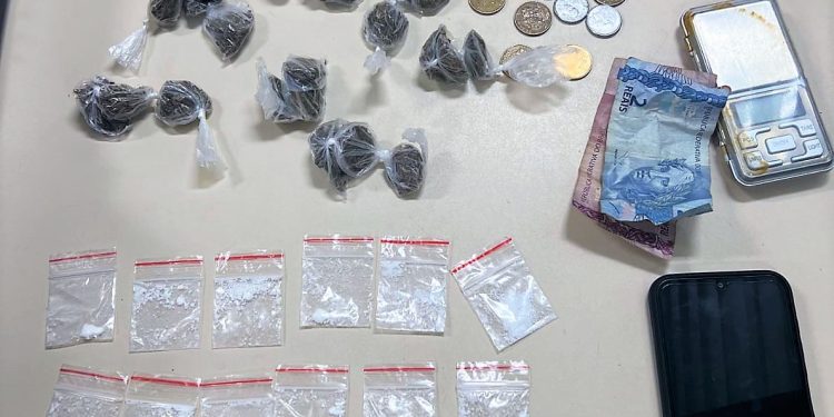 Guarnição da 66ª CIPM conduz homem por Tráfico de Drogas