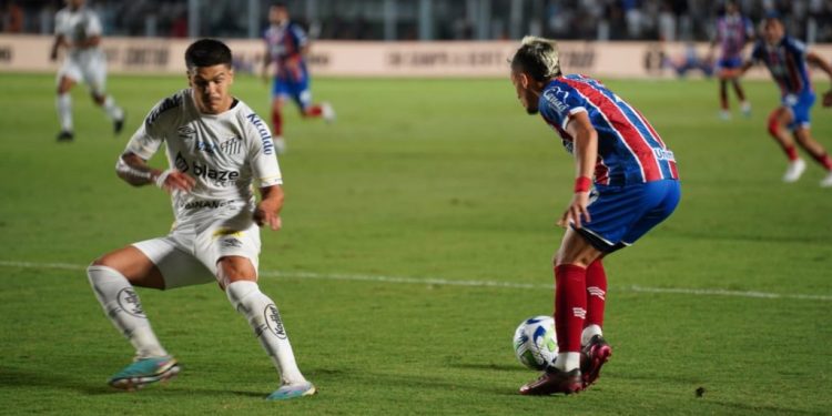 Santos e Bahia empatam no jogo de ida pelas oitavas da Copa do Brasil