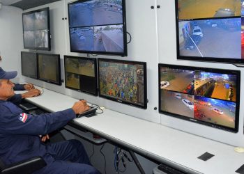 Guarda Municipal reforça segurança dos festejos juninos com monitoramento por câmeras