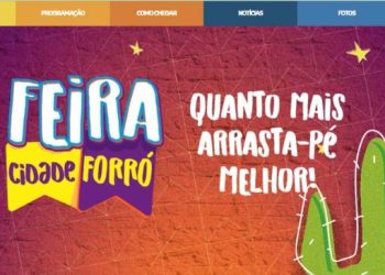 Site Feira Cidade Forró está no ar com informações sobre as festividades de São João e São Pedro nos distritos de Feira
