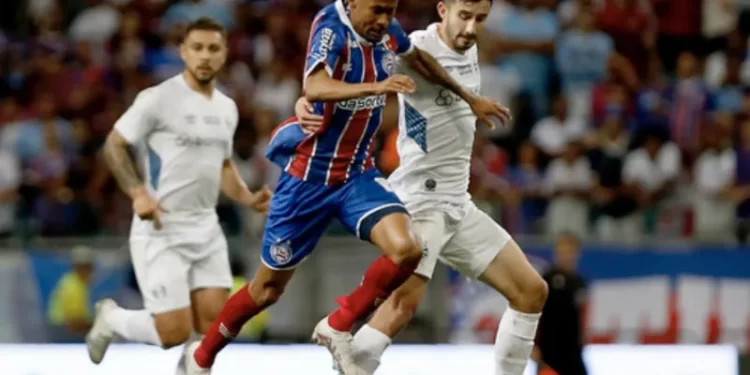 Bahia sofre gol nos acréscimos e empata com o Grêmio pelas quartas de final da Copa do Brasil