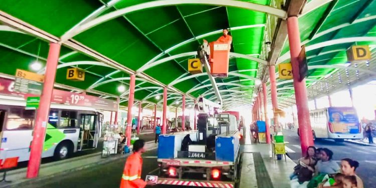 Iniciada a manutenção nos seis terminais de transbordo de Feira de Santana