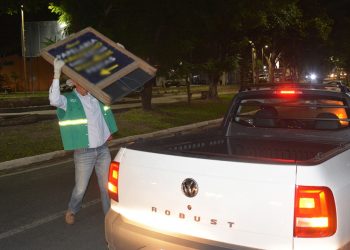 Operação de combate à poluição visual recolhe 150 peças irregulares em Feira
