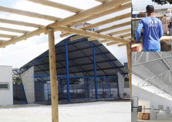 Feira: com tamanho triplicado, reforma da escola Monteiro Lobato chega a 87% de conclusão