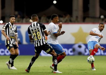 Bahia perde de virada para o Santos na Arena Fonte Nova