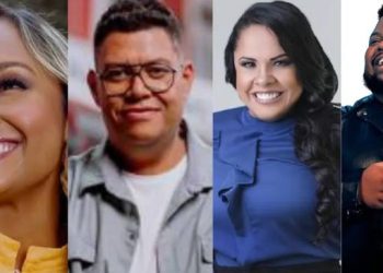 Bruna Karla, Anderson Freire, Cassiane e Lukas Agustinho participam do Canta Bahia, em Feira de Santana; entrada é gratuita