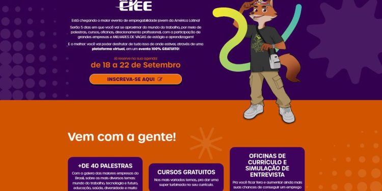 Expo CIEE oferece mais de 10 mil vagas de estágio e aprendizagem