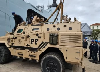 Blindados da PF enviados à BA são resistentes a granadas