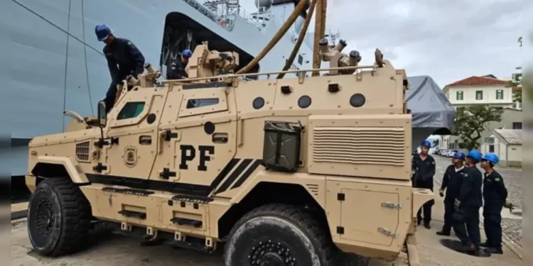 Blindados da PF enviados à BA são resistentes a granadas