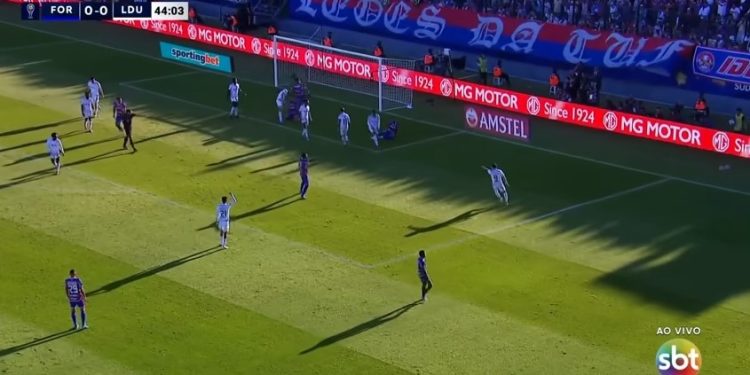 Fortaleza cai para a LDU e fica com o vice da Copa Sul-Americana