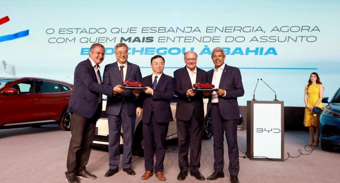 Lançamento das fábricas da BYD em Camaçari marca início de novo capítulo na indústria automobilística brasileira