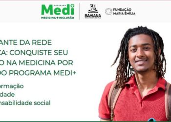 Fundação oferece 16 bolsas em curso de medicina; ação é voltada para estudantes de baixa renda na Bahia