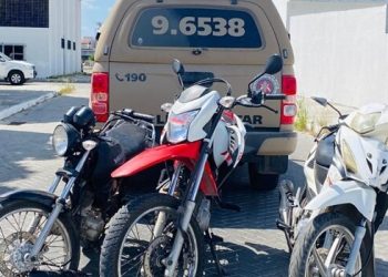 Polícia Militar recupera motocicletas roubadas em Feira de Santana
