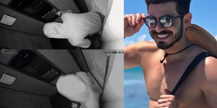 Câmeras registram movimentação de suspeito de envolvimento na morte de dentista em prédio de luxo em Salvador