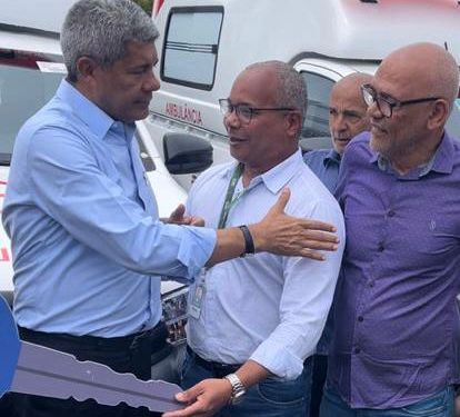 Upa Estadual de Feira de Santana recebe uma nova ambulância do Governo do Estado da Bahia