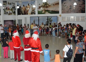 Tour em ônibus iluminados dá as boas-vindas aos festejos de final de ano