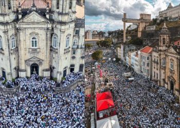 Lavagem do Bonfim reúne fieis em celebração aos 270 anos de construção de igreja tradicional