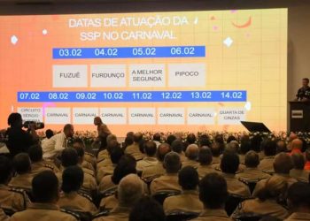 Cerca de 37 mil profissionais vão atuar na segurança pública do Carnaval da BA