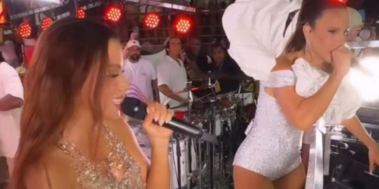 Anitta e Ivete Sangalo colocam a Praça Castro Alves para ferver