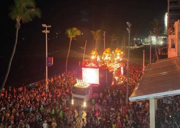 Apagão no carnaval de Salvador: trecho do circuito Barra-Ondina fica sem energia elétrica