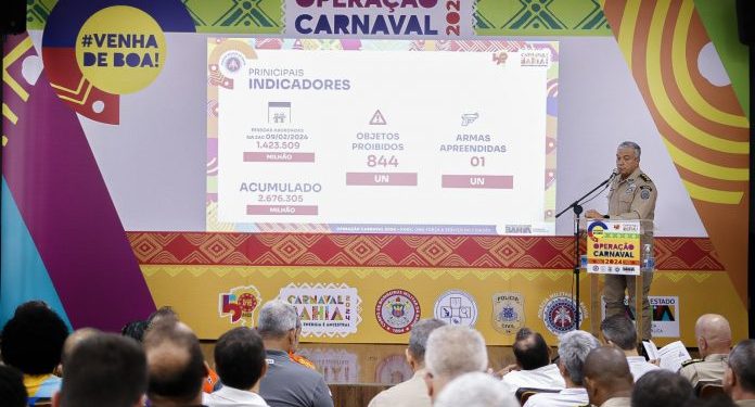 Carnaval: SSP contabiliza redução de 67% dos roubos e de 38% dos casos de furtos