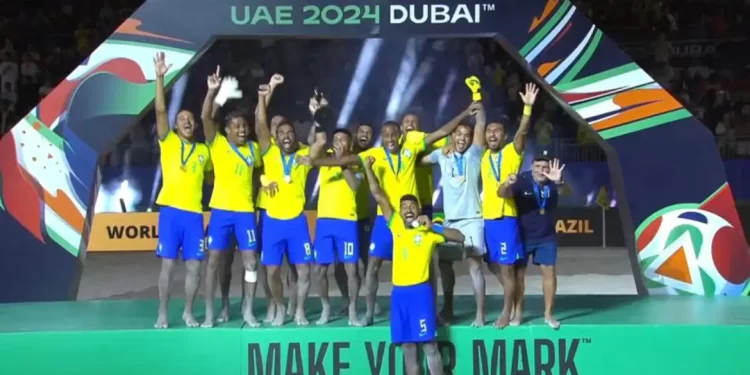 Brasil fatura o hexacampeonato mundial de futebol de areia