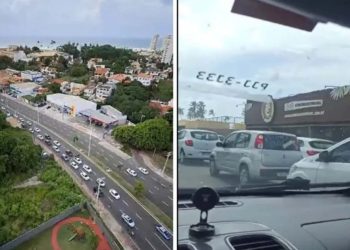 Motoristas por app protestam contra PL que regulamenta profissão