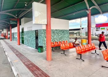 Terminal Norte na Cidade Nova ganha nova pintura