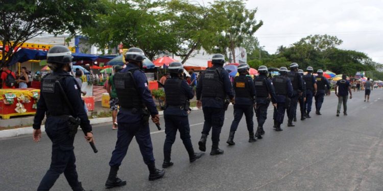 Prepostos da Guarda Municipal deram suporte à segurança no Esquenta Micareta de Humildes