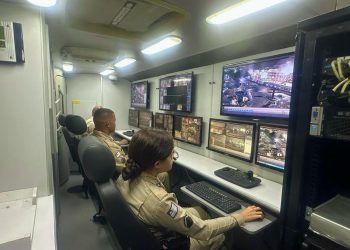Videomonitoramento do Comando de Policiamento da Região Leste garante segurança na Micareta