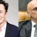 Elon Musk ataca Alexandre de Moraes e ameaça fechar escritório do X no Brasil