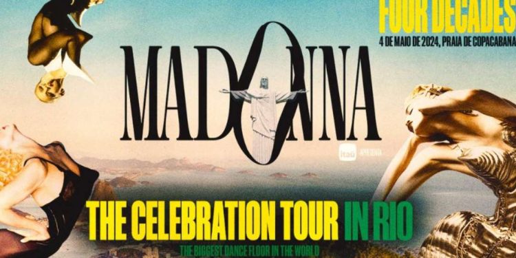 Madonna traz ao Rio 3 aviões de equipamentos e staff de 200 pessoas