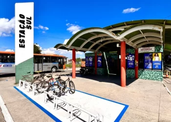 Terminal Sul ganha novo bicicletário em Feira de Santana