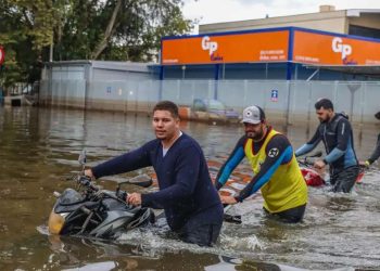 Nível do Guaíba cai 17 cm em Porto Alegre e segue baixando