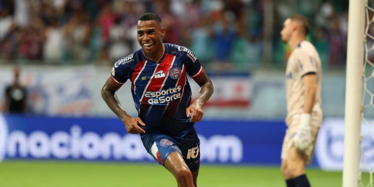 Bahia vence o Fortaleza na Arena Fonte Nova e volta a 2ª colocação no Brasileirão