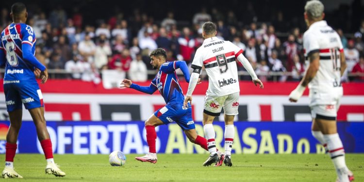 Bahia é derrotado pelo São Paulo e desperdiça chance de assumir liderança do Campeonato Brasileiro