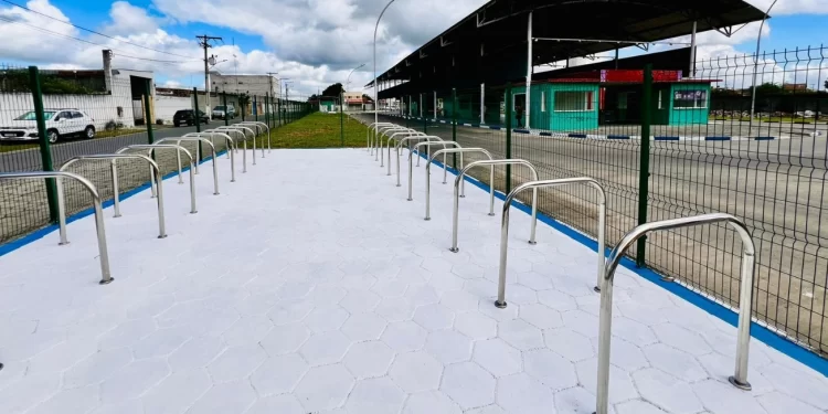 Terminal Pampalona: quinto bicicletário é instalado pela Prefeitura de Feira