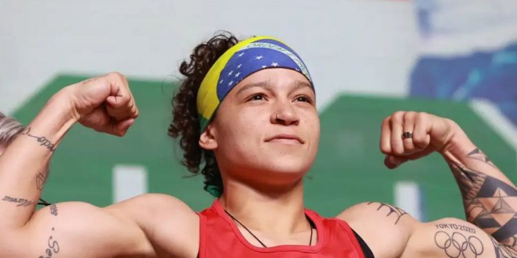 Baiana Bia Ferreira estreia nesta segunda-feira no boxe nas Olimpíadas de Paris