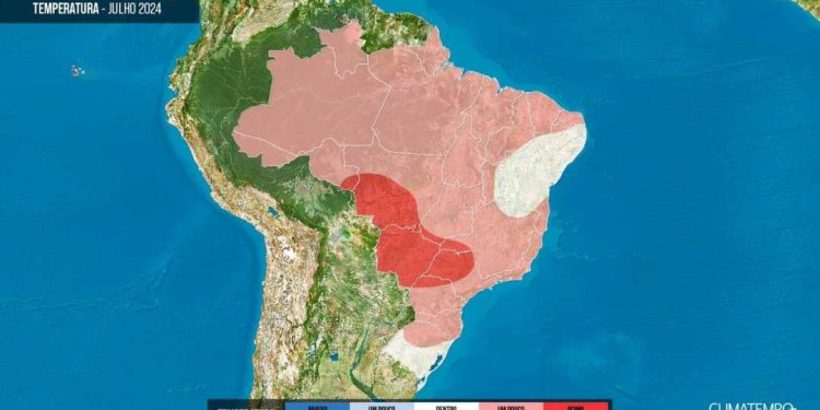 Julho terá temperaturas acima da média em todo o país; veja a previsão