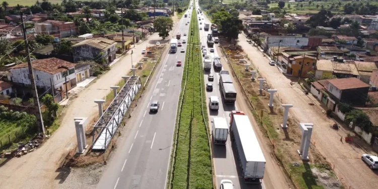 Intervenção na BR-324 muda tráfego em Feira de Santana neste domingo
