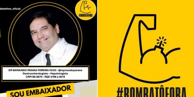 #Bombatôfora: profissionais da saúde lançam campanha para alertar sobre uso de anabolizantes