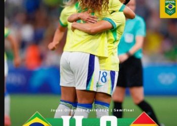 Brasil derrota Espanha e garante lugar na final do futebol feminino