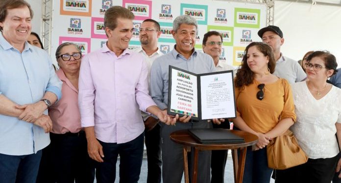 Pavimentação no CIS Tomba e licitação para ampliação do aeroporto são autorizadas em Feira de Santana
