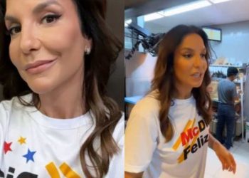 Ivete Sangalo vira atendente e surpreende clientes do Mc Donalds em Salvador