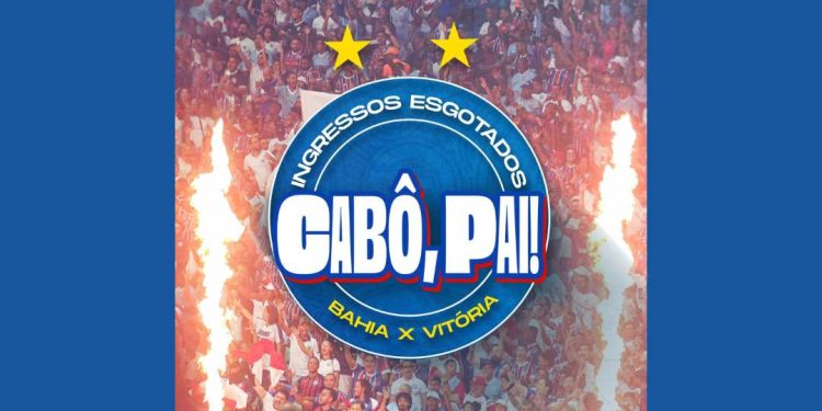 Torcida do Bahia esgota ingressos para BaVi e clube abre “cota extra”
