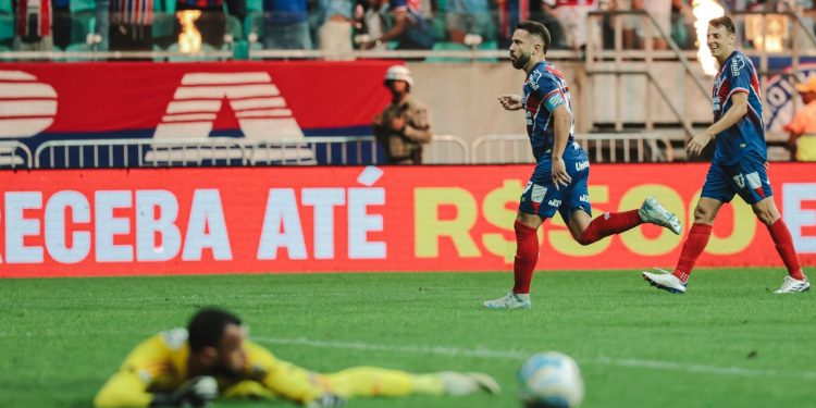 Bahia vence o Atlético-MG na Fonte Nova e entra no G6